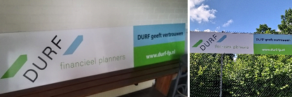 Welkom nieuwe sponsor Durf financieel planner!